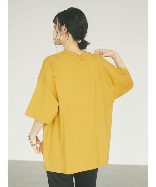 CRAFT STANDARD BOUTIQUE（クラフトスタンダードブティック）の「プルオーバー　＊（Tシャツ/カットソー・レディース・ブラック/ブラウン/オフホワイト/マスタード/レッド系その他5・FREE）」の19枚目の写真