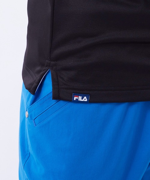 FILA(フィラ)の「【FILA GOLF/フィラゴルフ】ワッペンロゴ ハーフジップ ストレッチ ロンT/UVカット/保温(Tシャツ/カットソー・メンズ・オフホワイト/ブラック/ネイビー・LL/M/L/3L)」の17枚目の写真