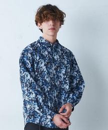 Lui's | フラワーパターン袖ボリュームシャツ(シャツ/ブラウス)