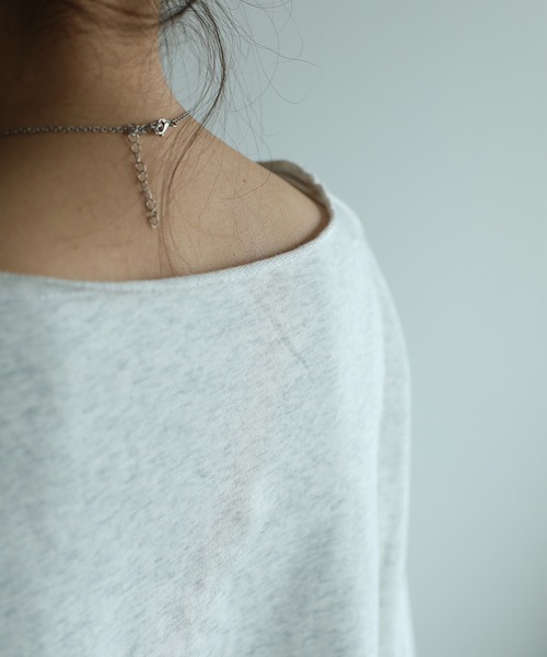 aimoha（アイモハ）の「レトロ調カジュアルオーバースウェット（スウェット・レディース・ブラック/グレー・FREE）」の5枚目の写真