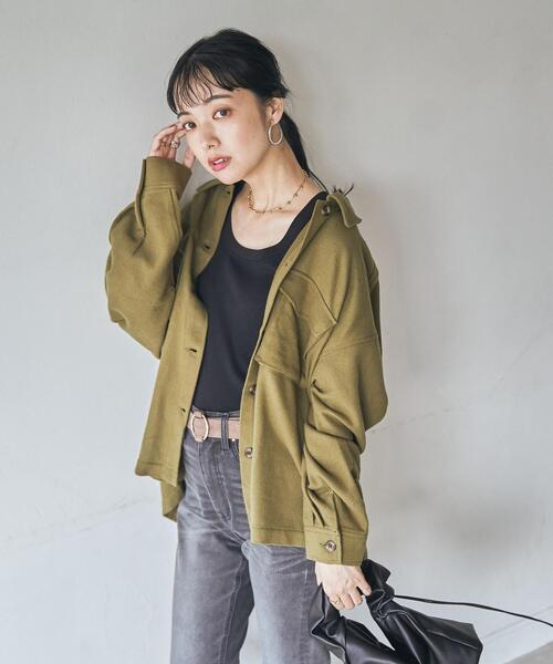 coen(コーエン)の「テレコノースリーブタンクトップ2(タンクトップ・レディース・ダークブラウン/ライラック/ナチュラル/ブラック・L/M)」の15枚目の写真