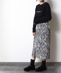 one way | 【oneway】ベルト付きミディアムタイトスカート(スカート)