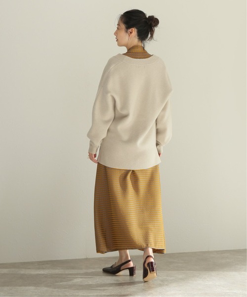 journal standard L'essage（ジャーナルスタンダードレサージュ）の「ウールカシミヤ スムースカーディガン◆（カーディガン/ボレロ・レディース・ブラック/ブラウン/ナチュラル・FREE）」の21枚目の写真