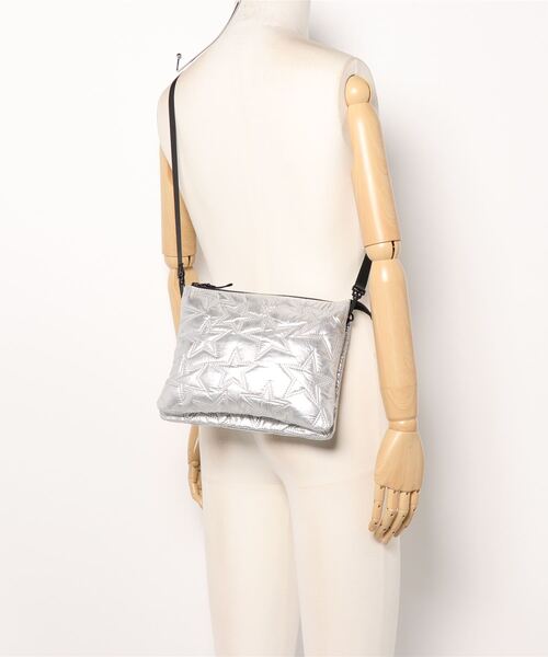 CONTROL FREAK / CTFK（コントロールフリーク）の「スタースタンプサコッシュ（ボディバッグ/ウエストポーチ・レディース・シルバー/ブラック・MEDIUM）」の5枚目の写真