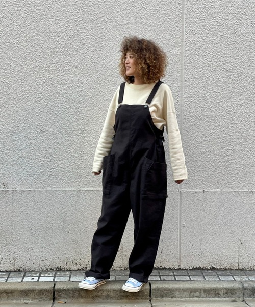 MANASTASH（マナスタッシュ）の「MANASTASH/マナスタッシュ　Ws MBDU OVERALLS　オーバーオール（サロペット/オーバーオール・レディース・オリーブ/ナチュラル/カーキ/ブラック・MEDIUM）」の10枚目の写真