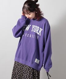 【WEB限定】【DISCUS/ディスカス】カレッジロゴスウェット
