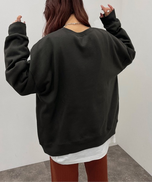 apres jour mignon(アプレジュールミニョン)の「アソートヴィンテージスウェット【ZOZOTOWN限定アイテム】(スウェット・レディース・ブラック系その他/ブラック/ダークグリーン/ブラック系その他2/その他/ダークブルー/クリーム/ボルドー/ライトベージュ/ナチュラル/チャコールグレー・X-LARGE/フリー)」の21枚目の写真