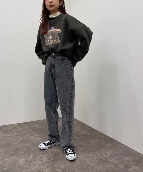 apres jour mignon(アプレジュールミニョン)の「アソートヴィンテージスウェット【ZOZOTOWN限定アイテム】(スウェット・レディース・ブラック系その他/ブラック/ダークグリーン/ブラック系その他2/その他/ダークブルー/クリーム/ボルドー/ライトベージュ/ナチュラル/チャコールグレー・X-LARGE/フリー)」の17枚目の写真