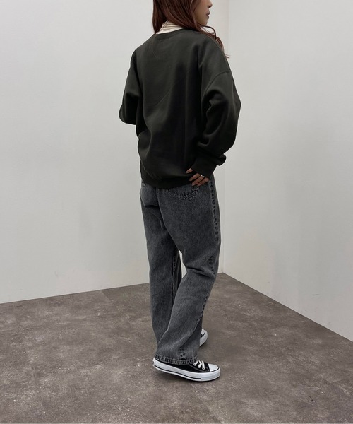 apres jour mignon(アプレジュールミニョン)の「アソートヴィンテージスウェット【ZOZOTOWN限定アイテム】(スウェット・レディース・ブラック系その他/ブラック/ダークグリーン/ブラック系その他2/その他/ダークブルー/クリーム/ボルドー/ライトベージュ/ナチュラル/チャコールグレー・X-LARGE/フリー)」の18枚目の写真