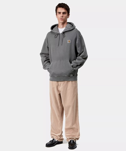 Carhartt（カーハート）の「Carhartt WIP/カーハートダブリューアイピー HOODED VISTASWEATSHIRT プルオーバー/パーカー I029523（パーカー・メンズ・ブラック/グリーン/パープル/ブルー/ダークオリーブ/ダークグレー/ダークグリーン/ベージュ/ライトパープル/ボルドー・M/L/XL/XXL/S）」の11枚目の写真