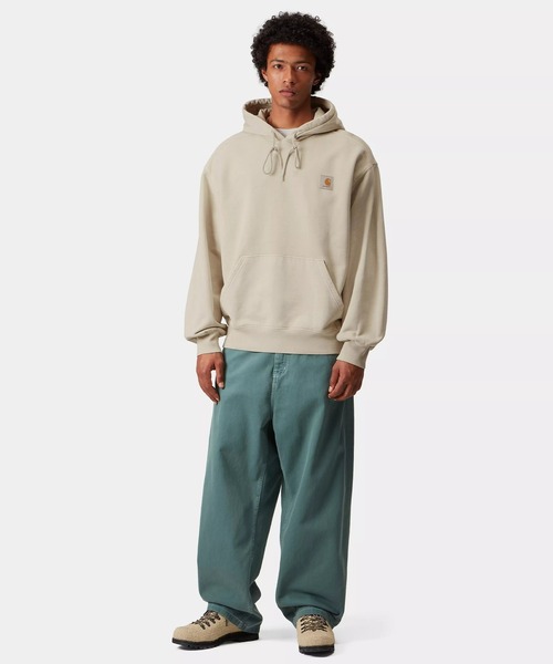 Carhartt（カーハート）の「Carhartt WIP/カーハートダブリューアイピー HOODED VISTASWEATSHIRT プルオーバー/パーカー I029523（パーカー・メンズ・ブラック/グリーン/パープル/ブルー/ダークオリーブ/ダークグレー/ダークグリーン/ベージュ/ライトパープル/ボルドー・M/L/XL/XXL/S）」の15枚目の写真