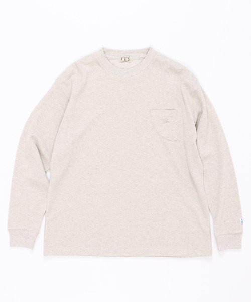 The Endless Summer(エンドレスサマー)の「TES LOOSE FIT SURF KNIT LONG SLEEVE TEE / ロンT(Tシャツ/カットソー・メンズ・ネイビー/キナリ/チャコール・SMALL/MEDIUM/LARGE/X-LARGE)」の6枚目の写真