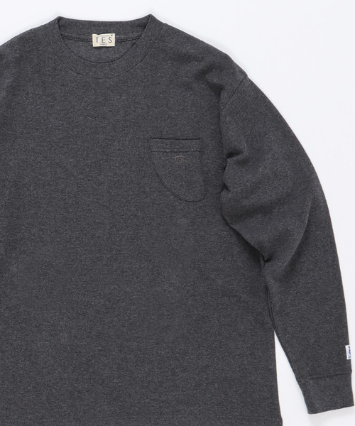 The Endless Summer(エンドレスサマー)の「TES LOOSE FIT SURF KNIT LONG SLEEVE TEE / ロンT(Tシャツ/カットソー・メンズ・ネイビー/キナリ/チャコール・SMALL/MEDIUM/LARGE/X-LARGE)」の10枚目の写真