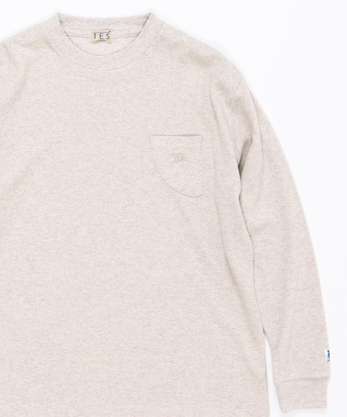 The Endless Summer(エンドレスサマー)の「TES LOOSE FIT SURF KNIT LONG SLEEVE TEE / ロンT(Tシャツ/カットソー・メンズ・ネイビー/キナリ/チャコール・SMALL/MEDIUM/LARGE/X-LARGE)」の7枚目の写真