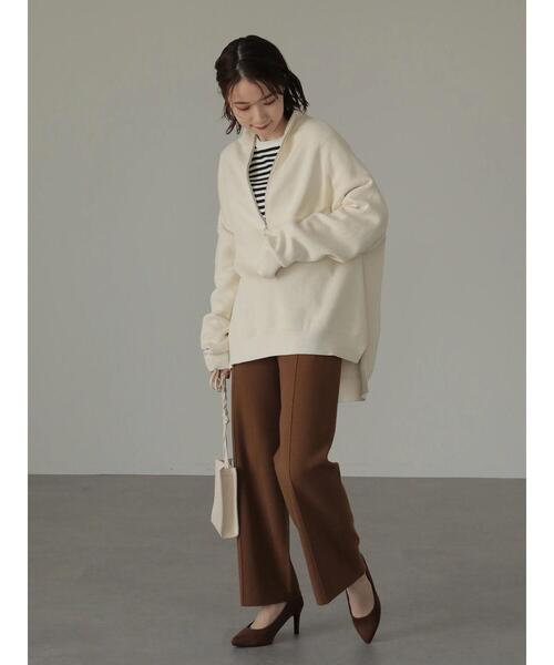 AMERICAN HOLIC(アメリカンホリック)の「ハーフZIPニットプルオーバー(ニット/セーター・レディース・ブラック/アイボリー・M/L)」の18枚目の写真