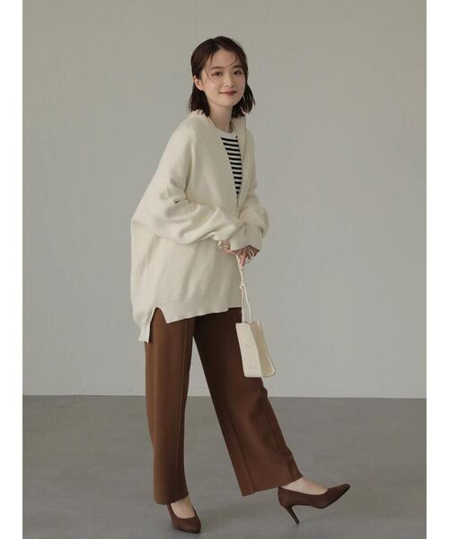 AMERICAN HOLIC(アメリカンホリック)の「ハーフZIPニットプルオーバー(ニット/セーター・レディース・ブラック/アイボリー・M/L)」の19枚目の写真