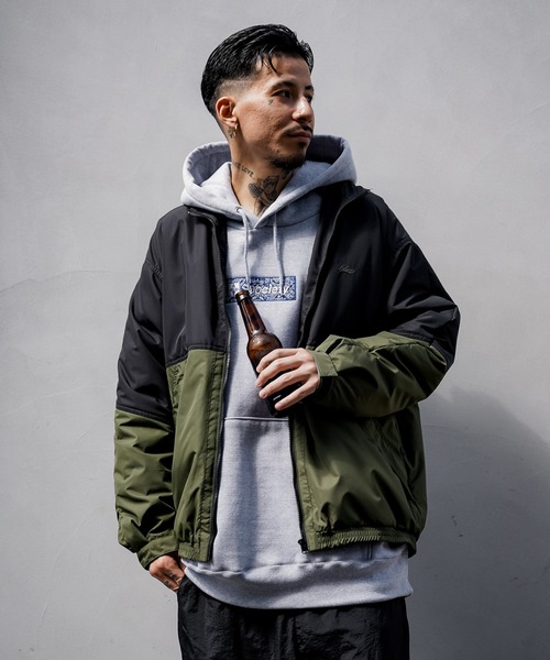 Subciety（サブサエティ）の「TRACK JKT（ブルゾン・メンズ・ベージュ/ブラック/グリーン・MEDIUM/LARGE/X-LARGE）」の3枚目の写真