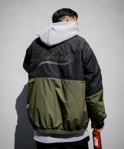Subciety（サブサエティ）の「TRACK JKT（ブルゾン・メンズ・ベージュ/ブラック/グリーン・MEDIUM/LARGE/X-LARGE）」の16枚目の写真