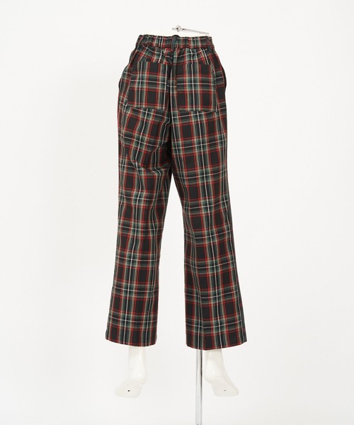 AS KNOW AS PINKY（アズノゥアズピンキー）の「チェックまとってスラックスパンツ（スラックス・レディース・ブラウン系/グリーン系/レッド系・FREE）」の14枚目の写真