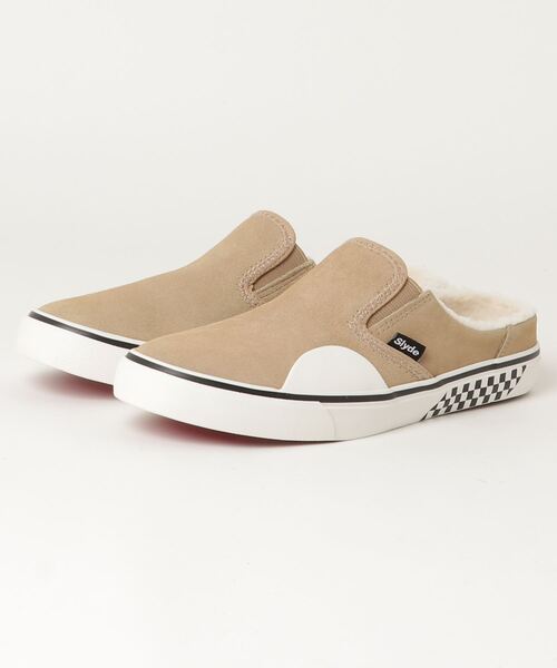 Slyde（スライド）の「【Slyde】SLYDE TECH INNER BOA SLIPｰON MULES（スニーカー・メンズ・ブラック×ホワイト/ベージュ・26.5/24.5/24/28/25/25.5/26/27/27.5/23.5/23）」の2枚目の写真