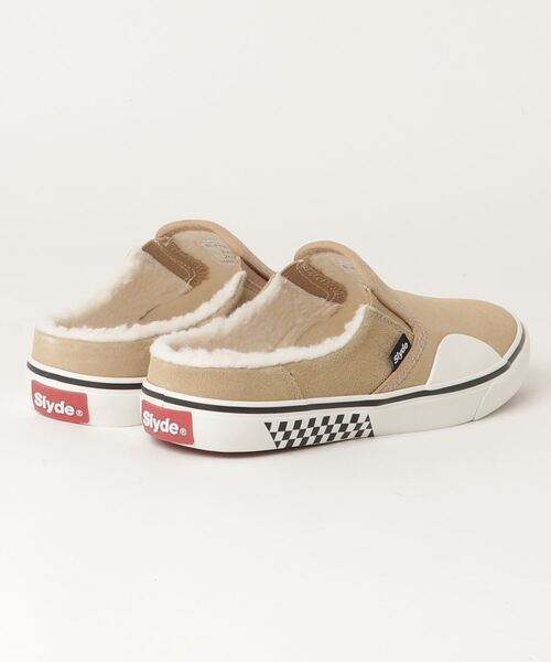 Slyde（スライド）の「【Slyde】SLYDE TECH INNER BOA SLIPｰON MULES（スニーカー・メンズ・ブラック×ホワイト/ベージュ・26.5/24.5/24/28/25/25.5/26/27/27.5/23.5/23）」の3枚目の写真