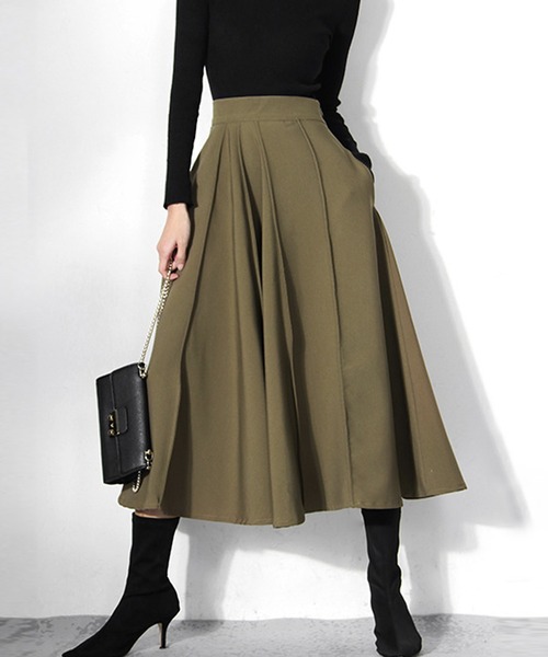 Leja ボリュームプリーツロングスカート スカート Leja レジャ のファッション通販 Zozotown