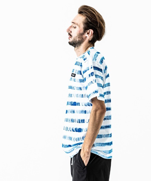 ACANTHUS（アカンサス）の「mt7511-Hand Border Tee Tシャツ（Tシャツ/カットソー・メンズ・ホワイト×ブルー/ホワイト×ネイビー/マルチ・S/M/L/XL）」の12枚目の写真