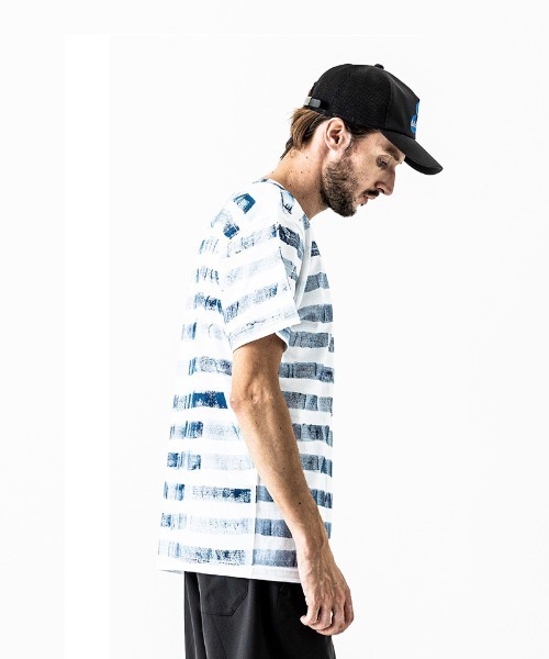 ACANTHUS（アカンサス）の「mt7511-Hand Border Tee Tシャツ（Tシャツ/カットソー・メンズ・ホワイト×ブルー/ホワイト×ネイビー/マルチ・S/M/L/XL）」の9枚目の写真