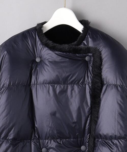 MONCLER（モンクレール）の「＜４ MONCLER HYKE（４ モンクレール ハイク）＞LEMA リバーシブル ジャケット ■■■（ダウンジャケット/コート・レディース・ベージュ/ネイビー・1/0）」の10枚目の写真