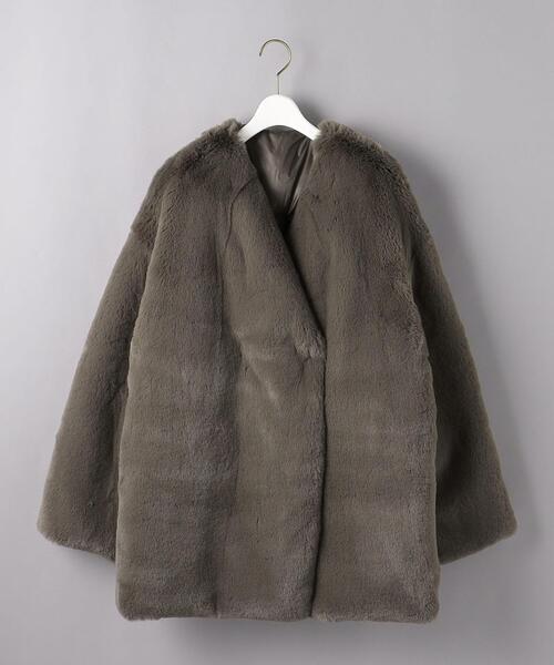 MONCLER（モンクレール）の「＜４ MONCLER HYKE（４ モンクレール ハイク）＞LEMA リバーシブル ジャケット ■■■（ダウンジャケット/コート・レディース・ベージュ/ネイビー・1/0）」の17枚目の写真