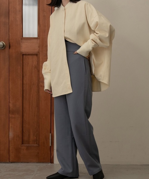lawgy(ラウジー)の「combination knit pullover(その他トップス・レディース・クリーム/ブラウン系・FREE)」の13枚目の写真