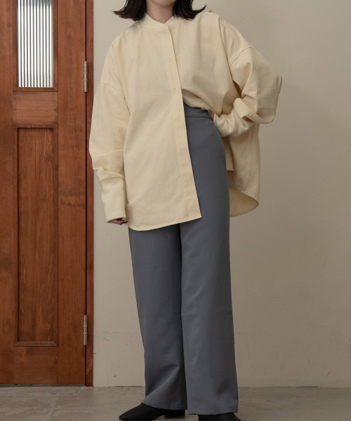 lawgy(ラウジー)の「combination knit pullover(その他トップス・レディース・クリーム/ブラウン系・FREE)」の3枚目の写真