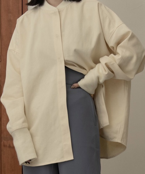 lawgy(ラウジー)の「combination knit pullover(その他トップス・レディース・クリーム/ブラウン系・FREE)」の8枚目の写真