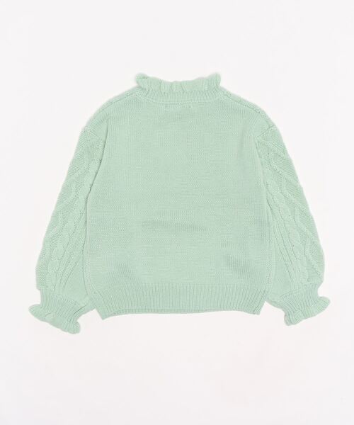 by LOVEiT(バイラビット)の「ケーブルニット(ニット/セーター・キッズ・アイボリー/ベージュ/ミント/ブラック・130cm/140cm/150cm/160cm/120cm)」の16枚目の写真