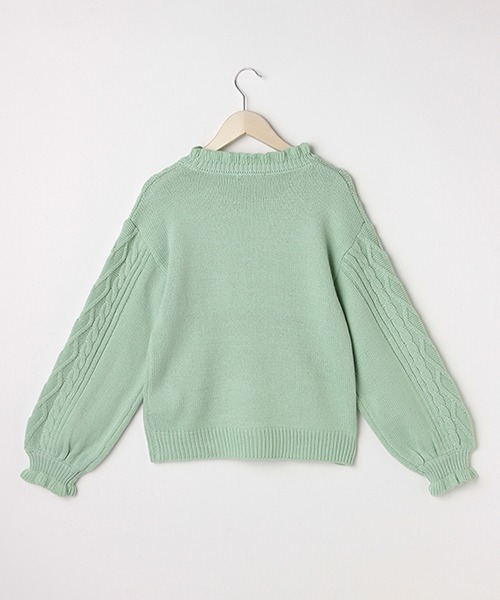 by LOVEiT(バイラビット)の「ケーブルニット(ニット/セーター・キッズ・アイボリー/ベージュ/ミント/ブラック・130cm/140cm/150cm/160cm/120cm)」の17枚目の写真