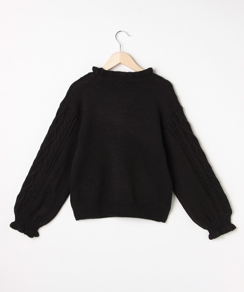 by LOVEiT(バイラビット)の「ケーブルニット(ニット/セーター・キッズ・アイボリー/ベージュ/ミント/ブラック・130cm/140cm/150cm/160cm/120cm)」の19枚目の写真