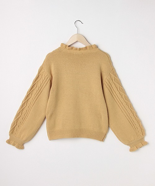 by LOVEiT(バイラビット)の「ケーブルニット(ニット/セーター・キッズ・アイボリー/ベージュ/ミント/ブラック・130cm/140cm/150cm/160cm/120cm)」の14枚目の写真