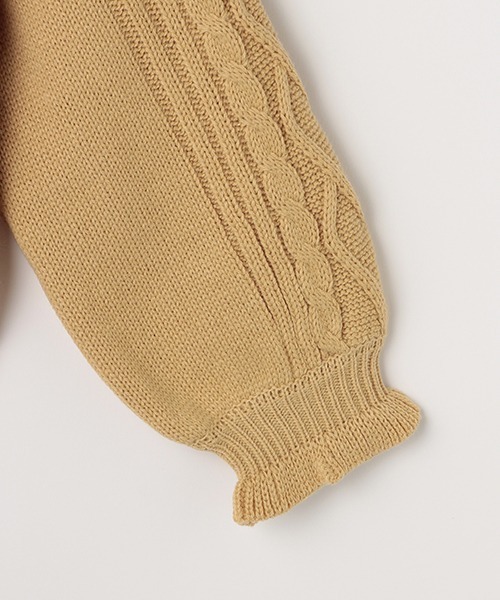 by LOVEiT(バイラビット)の「ケーブルニット(ニット/セーター・キッズ・アイボリー/ベージュ/ミント/ブラック・130cm/140cm/150cm/160cm/120cm)」の12枚目の写真