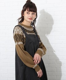 Cutie Blonde | トレンドな求心柄ニット(ニット/セーター)