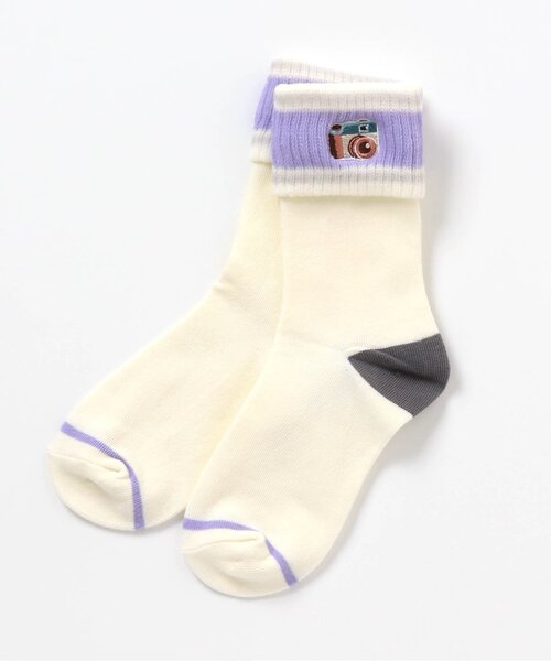 photoモチーフ刺繍ソックス（ソックス/靴下）｜BREEZE（ブリーズ）の