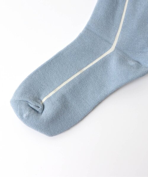 BREEZE(ブリーズ)の「photoモチーフ刺繍ソックス(ソックス/靴下・キッズ・ミント/ラベンダー/サックスブルー/オレンジ・18/21/15 )」の8枚目の写真
