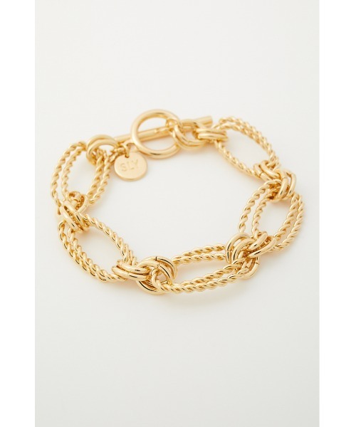 SLY（スライ）の「R/C MIX PARTS BRACELET ブレスレット（ブレスレット・レディース・ゴールド/シルバー・FREE）」の17枚目の写真