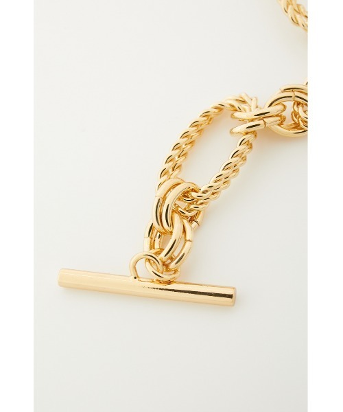 SLY（スライ）の「R/C MIX PARTS BRACELET ブレスレット（ブレスレット・レディース・ゴールド/シルバー・FREE）」の9枚目の写真