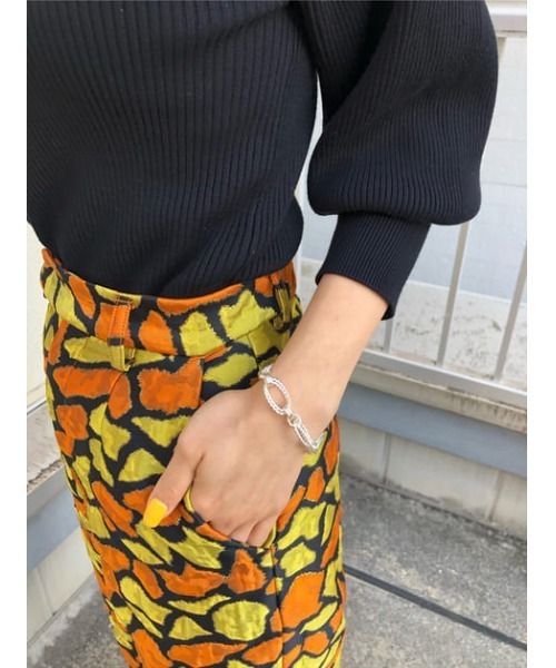 SLY（スライ）の「R/C MIX PARTS BRACELET ブレスレット（ブレスレット・レディース・ゴールド/シルバー・FREE）」の4枚目の写真