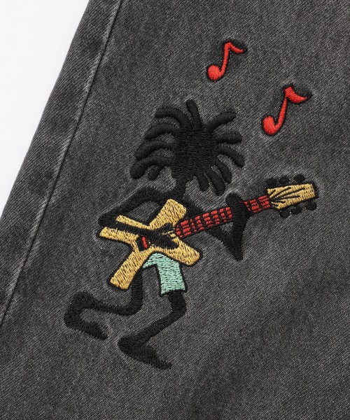 XLARGE（エクストララージ）の「EMBROIDERY RAVE DENIM PANTS（その他パンツ・メンズ・ブラック/インディゴブルー・32inch/30inch/34inch/36inch）」の13枚目の写真