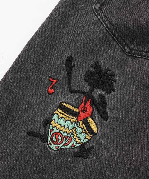 XLARGE（エクストララージ）の「EMBROIDERY RAVE DENIM PANTS（その他パンツ・メンズ・ブラック/インディゴブルー・32inch/30inch/34inch/36inch）」の19枚目の写真