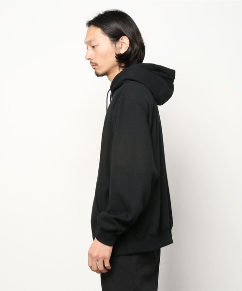 SUNNY SPORTS(サニースポーツ)の「SUNNY SPORTS/サニースポーツ THERMAL PULL-OVER HOODIE BOMBER HEAT(パーカー・メンズ・ブラック/ベージュ・SMALL/MEDIUM/LARGE)」の3枚目の写真