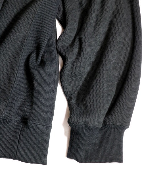 SUNNY SPORTS(サニースポーツ)の「SUNNY SPORTS/サニースポーツ THERMAL PULL-OVER HOODIE BOMBER HEAT(パーカー・メンズ・ブラック/ベージュ・SMALL/MEDIUM/LARGE)」の8枚目の写真