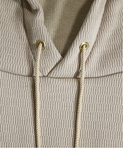 SUNNY SPORTS(サニースポーツ)の「SUNNY SPORTS/サニースポーツ THERMAL PULL-OVER HOODIE BOMBER HEAT(パーカー・メンズ・ブラック/ベージュ・SMALL/MEDIUM/LARGE)」の13枚目の写真