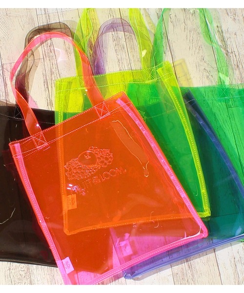 FRUIT OF THE LOOM(フルーツオブザルーム)の「【FRUIT OF THE LOOM】PVC COLOR ドキュメント/トートバッグ(トートバッグ・レディース・グリーン/イエロー/ブラウン/パープル/ピンク/オフホワイト・FREE)」の13枚目の写真